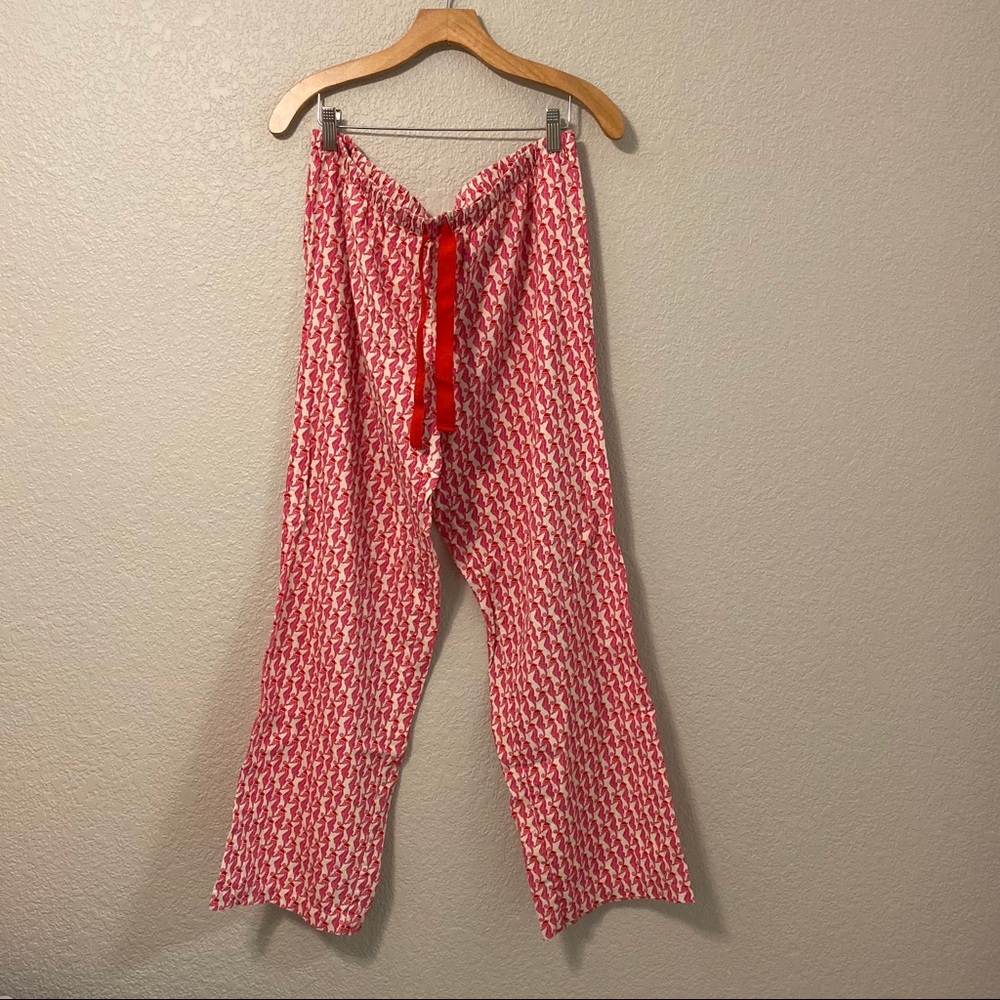 Vineyard Vines Christmas Santa Hat Pajama Pants S